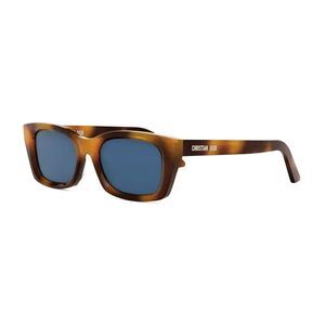 NEW Dior Sunglasses DIORMIDNIGHT S3I 26B0 Honey Havana/Blue Women